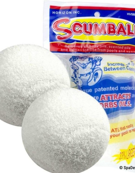 Scumball - spezielle Absorptionskugel für Fettrückstände an den Wänden (2 Stk.)